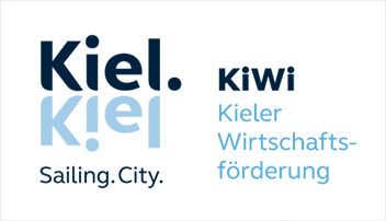 Logo der Kieler Wirtschaftsförderung (KiWi)