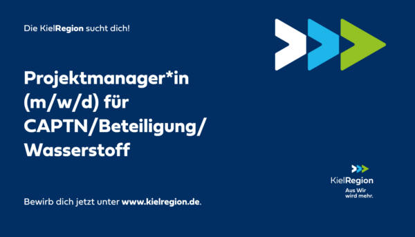 Stellenanzeige: Projektmanagement (m/w/d) für CAPTN/Beteiligung/Wasserstoff (20h/Woche)